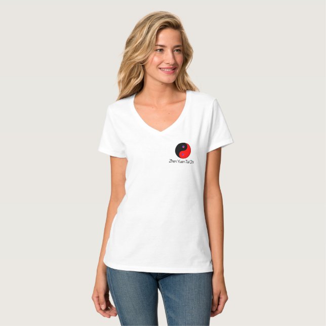 T-shirt Tai Chi com poema (Frente Completa)