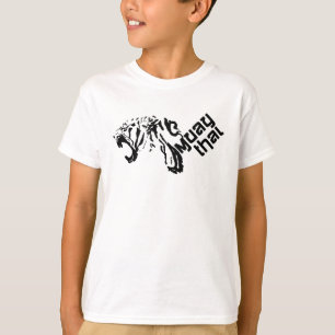 T-shirt tailandês do tigre de Muay