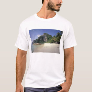 T-shirt Tailândia, Mar de Andamão, Ilha Ko Phi Phi, Praia