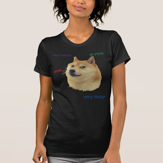 T-shirt Tal Doge.  Uau (Frente)