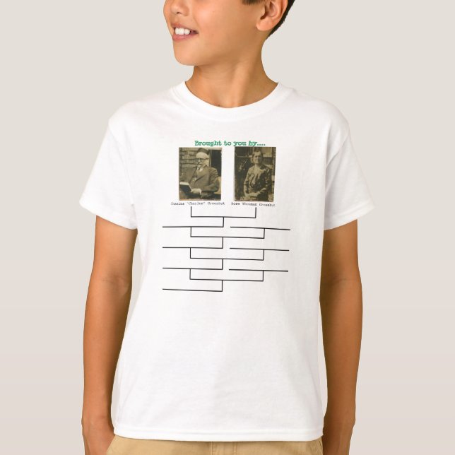 T-shirt Tamanho da criança (Frente)