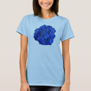 T-shirt Tampa do Rosa de Fogo Azul