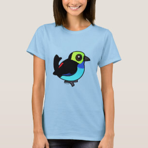 T-shirt Tanager do paraíso de Birdorable