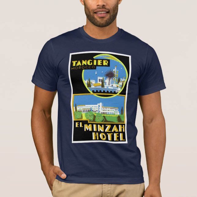 T-shirt ~ Tânger do hotel do EL Minzah (Frente)