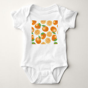 T-shirt Tangerinas de aquarela
