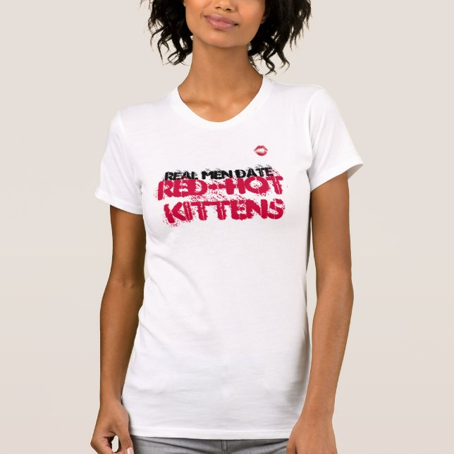 T-shirt Tank de Kittens Vermelhos Quentes (Frente)