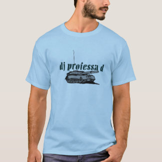 T-shirt tanque do professa do DJ