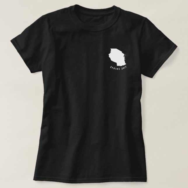 T-shirt Tanzânia (Frente do Design)