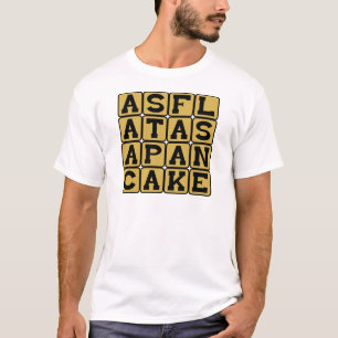 T-shirt Tão Plano Quanto Uma Panqueca, Simile de Café da M