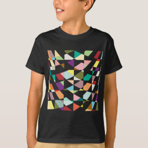 T-shirt Tapeçaria com abstrato de cores