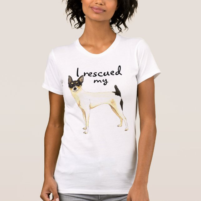 T-shirt Tapete de Emergência Fox Terrier (Frente)