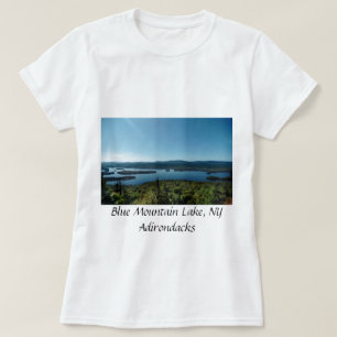 T-shirt Tarde na montanha azul