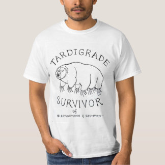 T-shirt Tardigrade: Sobrevivente de de 5 extinções e