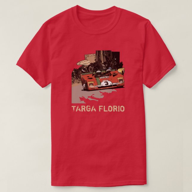 T-SHIRT TARGA FLORIO RAÇA (Frente do Design)