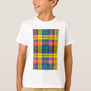 T-SHIRT TARTAN DA FAMÍLIA DE BUCHANAN