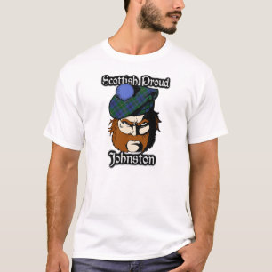 T-shirt Tartan orgulhoso escocês de Johnstone Johnston do