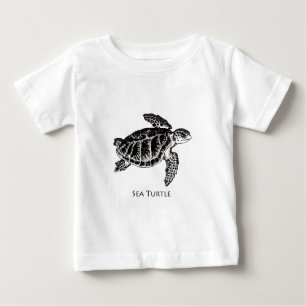 T-shirt Tartaruga de mar (o Ridley de Kemp)