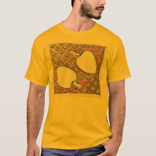 T-shirt Tartaruga Dourado T