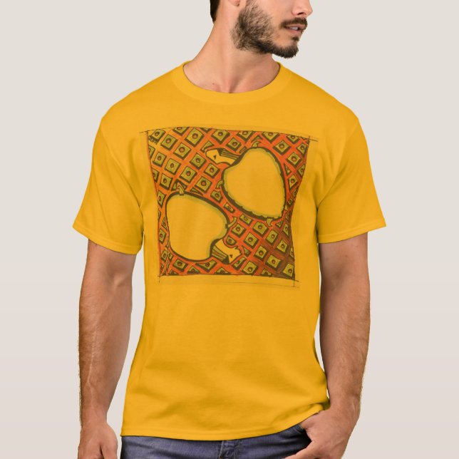 T-shirt Tartaruga Dourado T (Frente)