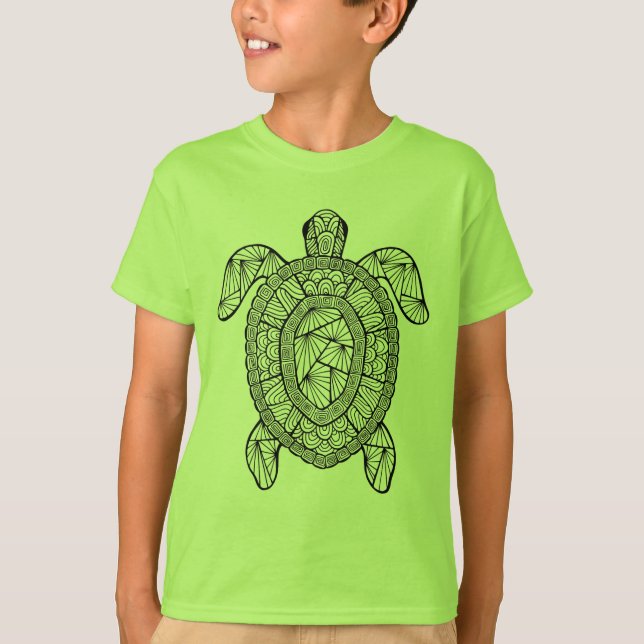 T-shirt Tartaruga inspirada (Frente)