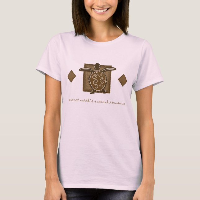 T-shirt Tartaruga Tribal (Frente)