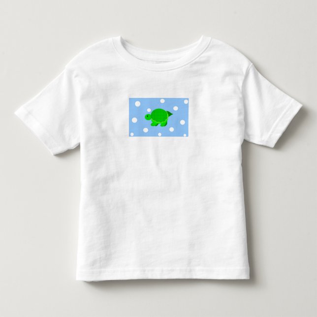 T-shirt Tartaruga Verde Nadando (Frente)
