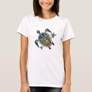 T-shirt Tartarugas Coloridas Chakras