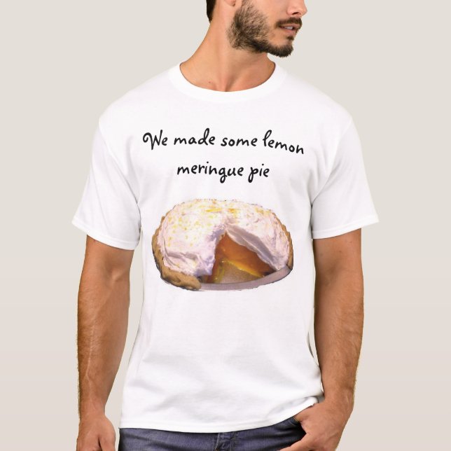 T-shirt Tarte de limão e merengue (Frente)