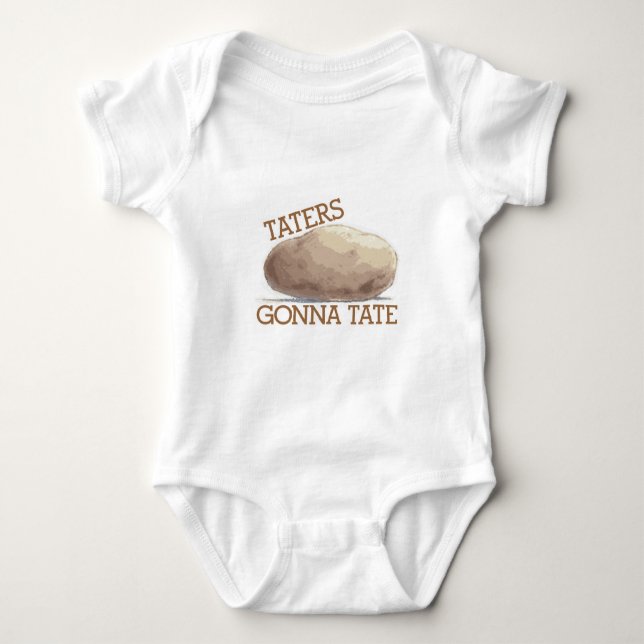 T-shirt Taters que vai a Tate (Frente)
