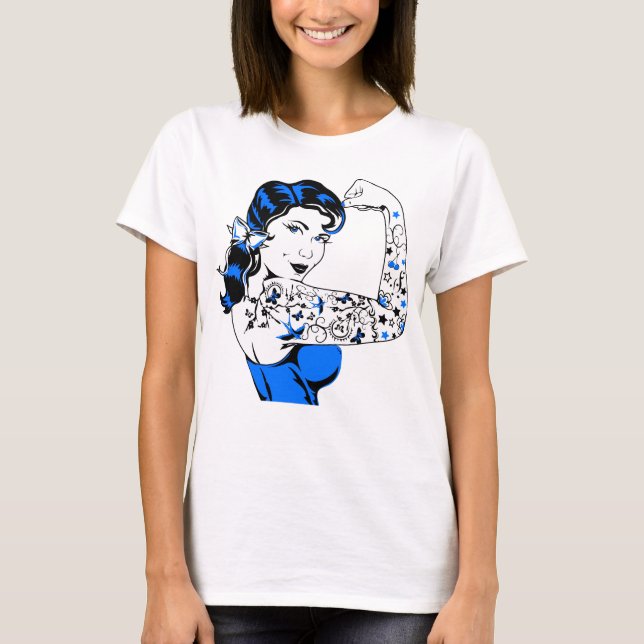 T-shirt Tattooed e fabuloso (Frente)