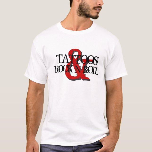 T-shirt Tattoos & Rock N Roll (Frente)