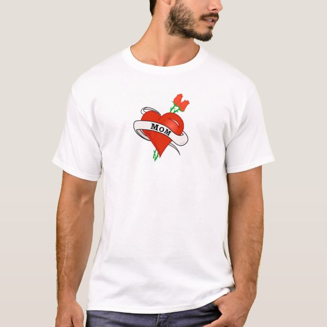 T-shirt Tatuagem da mamã (Frente)