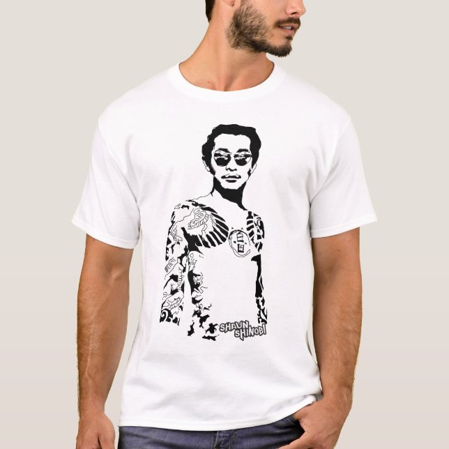 T-shirt Tatuagem de Yakuza (Frente)