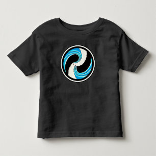 T-shirt Tatuagem dobro da onda