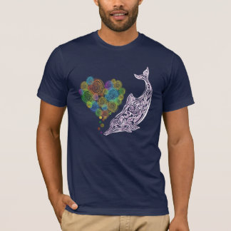 T-SHIRT TATUAL DE DOLFINO DE TIWAN PINK