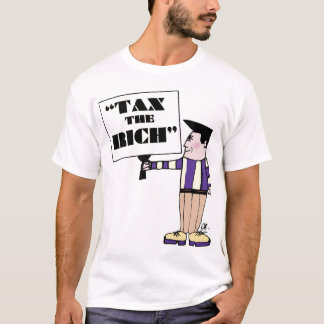 T-shirt "Taxe o rico" (homens T)