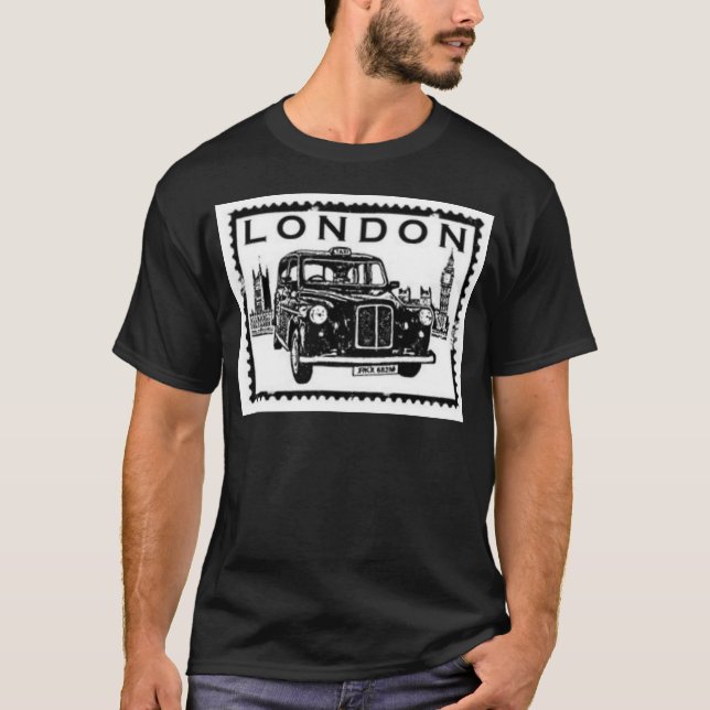 T-shirt Táxi de Londres (Frente)