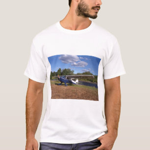 T-shirt Taylorcraft, BC-12D, aviação 1946_Classic