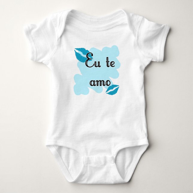 T-shirt Te amo do Eu - brasileiro - eu te amo (Frente)