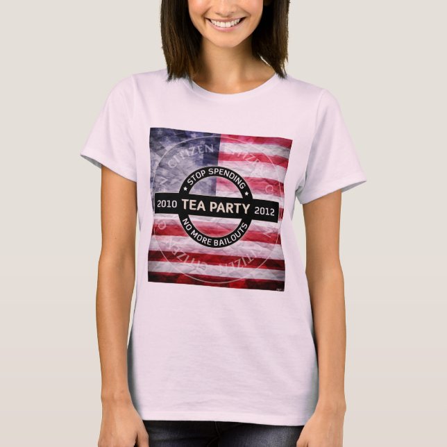 T-shirt Tea Party 2010-2012 (Frente)