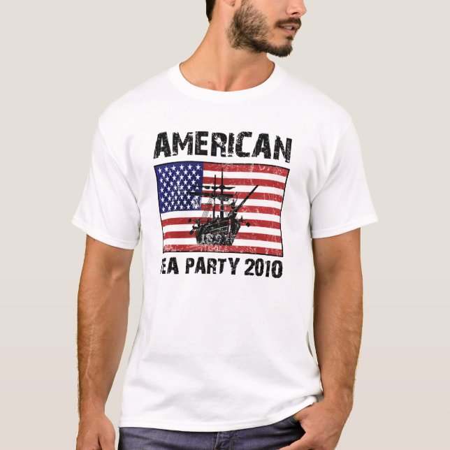T-shirt Tea party americano 2010 (Frente)