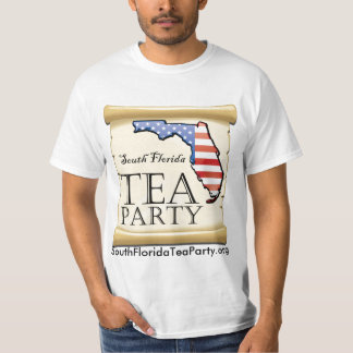 T-shirt Tea party sul de Florida - não pise em mim