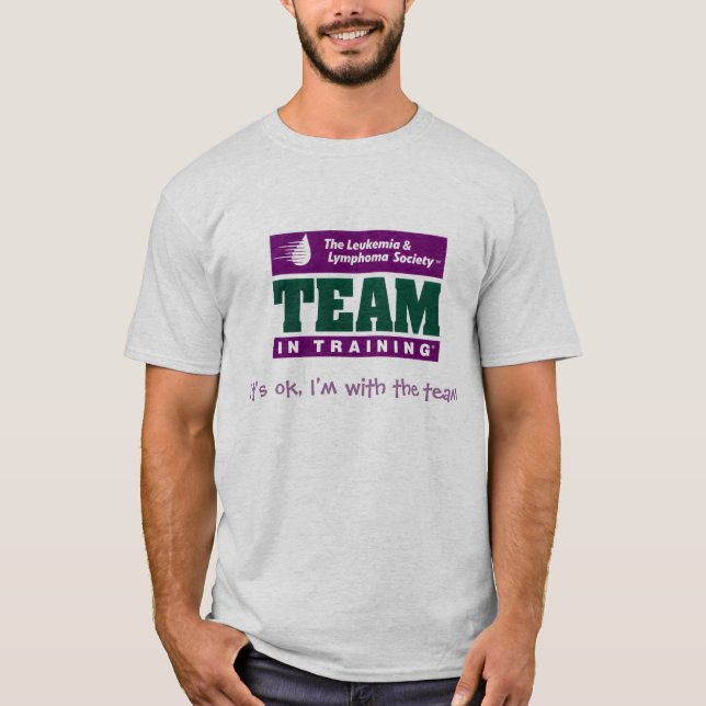 T-shirt Team no treinamento, ele é aprovação que eu sou (Frente)