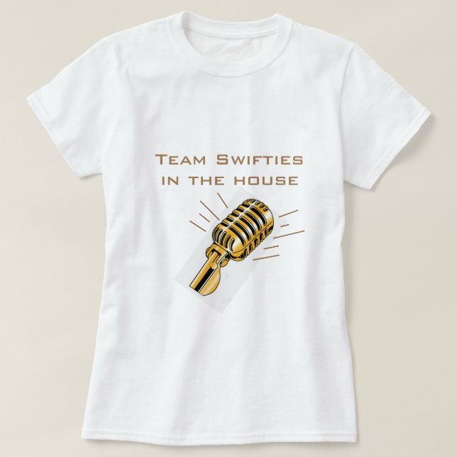 T-shirt Team Swifties (Frente do Design)