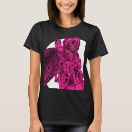 T-shirt #Teamb3ar - Rosa do urso do campo de batalha