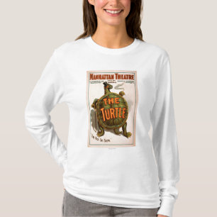 T-shirt Teatro New York Broadway de Manhattan a tartaruga