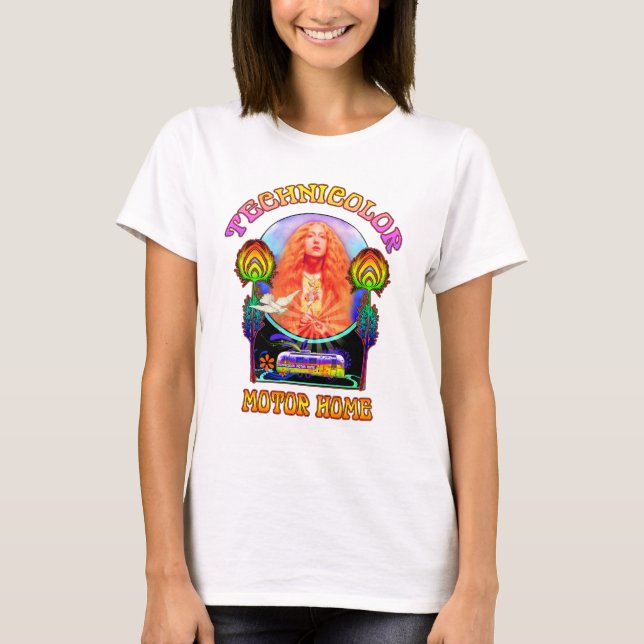T-shirt Technicolor Motor Home Banda Damydoll (Frente)