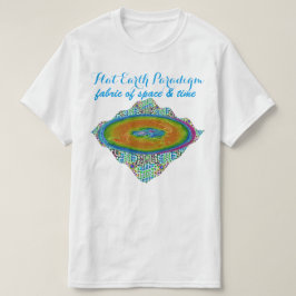 T-shirt Tecido liso do paradigma da terra do espaço & do