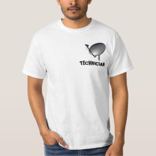 T-SHIRT TÉCNICO PROFISSIONAL DA ANTENA PARABÓLICA
