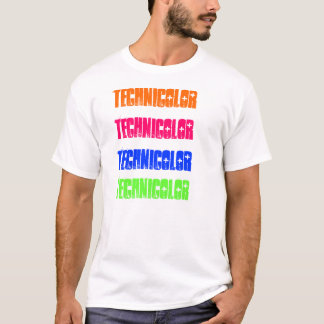 T-shirt tecnicolor, tecnicolor, tecnicolor, tecnicolor